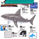 MPPMCK Hai Transformation Roboter Spielzeug Kinder Marine Animal King Kong Jungen Baby großer weißer Haisee Delphin 2555a