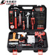 
Kraftwell 122-piece lithium-electric drill set daily household tool box hand drill tool set P3028A 109-piece 12V lithium-electric drill set invoice P2982A