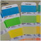 Carte de couleur Pantone de qualité importée d'origine de Miaopu Le Numéro de couleur fluorescent Pantone Pastel Numéro de couleur fluorescente GG1504C9