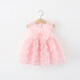 G.Duckkids Little Yellow Enten Girls Kleider Kleid Sommer-Kinderprinzessin Baby einjähriges Kleid Baby Kleidung Geburtstag Rock B679 Model Beige 80 Größe 7-November (empfohlenes Baby 75-85 cm