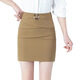 S.SOFEA high waist short skirt makes you look slim and versatile professional black black 9906 L 100-110Jin [Jin equals 0.5 kg]