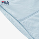 FILA Children's Sun Protection Clothing 2025 Autumn New Girls' Outdoor Sports Hooded Jacket Light Silicon Blue-LB 160