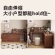 Zhixinmuwang solid wood dressing table and drawer cabinet integrated bedroom bedside cabinet simple dressing table walnut color dressing table