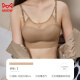 Cat man markless strapless underwear for women's vest style inner wear anti-exposure summer thin comfortable breathable mesh beautiful back bra Black M -34/75AB (90-110Jin [Jin equals 0.5 kg])