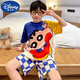 
Disney boy pajamas children summer thin pure cotton short-sleeved suit medium-sized children 12-year-old boy fashionable summer home clothes 695 [Cotton] 165 S size recommended 140-150 cm weight