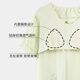 
Urban beauty nightgown for women in summer with chest pad cloud cotton short-sleeved pajamas sweet Korean version 2025 new student home clothes