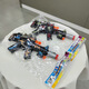 Meizhi Electric Music Gunachine Gun 3886 Shooting Boys Night Market Balle Toys's Toys en gros envoyé au hasard
