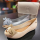 Melissa (Melissa) Stoffschuhe im Inneren gesetzten Fußfischmund Frauen -Single -Schuhe Eltern -Kind -Jelly -Duftstuhl 2024 25 klassische Doppelschicht Schmetterling - Beige 35.5 Standardgröße 35/36