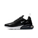 耐克（NIKE）AirMax270白黑粉蓝耐克低帮休闲气垫跑步鞋男女CI3899-500 白黑色 女款 AH6789-100 38