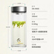 希诺（HEENOOR）单层双层玻璃杯加厚滤网女士泡茶便携水杯大容量杯子车载办公杯 【银离子抗菌】XN9905 500ml