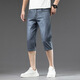 
Woodpecker summer thin Tennis Cropped Denim Shorts Men's Loose Straight Casual and All-match Mid-Pants 2025 New Men's Pants 757# Ice Gray Blue + Ice Gray Blue 38