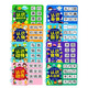 
Cute children's literacy early education quiet book baby enlightenment paste book children's Velcro card toy word recognition card June 1 [6 packages] Nature + numbers + food + animals