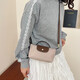 Longxiang Pingtin nylon dumpling bag women's single handle handbag simple and fashionable one-shoulder crossbody mobile phone coin wallet black