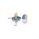 Idel enamel dripping glaze asymmetrical earrings high-end diamond leaf pearl earrings for women 2025 hot style Chinese palace style E4005 enamel dripping glaze asymmetrical earrings