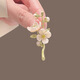 
Ling Meng Jasmine Brooch for Women, Retro Temperament Green Imitation Pearl Brooch Suit Brooch, Collar Pin Accessories, Jasmine Brooch for Women (including small gift box)