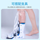 Universal fracture shower waterproof protective cover, shower waterproof bag, arm and ankle postoperative shower waterproof cover, plaster leak-proof, 50cm long foot cover, 10 pieces + 5cm tape