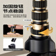 Bethers Live Tripod remplissage Éclairage Internet Célébrité avec un selfie spécial Stick Outdoor Portable photo vidéo 2025 Nouvelle étagère de triangle de support de bureau multi-fonctions universelles [acier en carbone équipé de planche maximum) Clip de téléphone mobile + sac de rangement sac