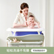 煦凛日本尿布台婴儿护理台婴幼儿抚触台新生儿换尿布多功能可折叠操作 【莫兰迪绿】华达呢抗菌面料+一件折叠