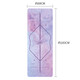 
Yoga mat cloth towel professional non-slip rubber mat jump rope mat travel foldable portable women's thin carpet Ziyu body line [send handbag]