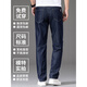 
Bestn high-end summer thin ice silk jeans for men straight loose 2025 new casual men's pants Tennis pants 9763B ice silk blue [summer] thin 36 waist circumference 2 feet 8