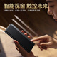 Tianjue [First Layer Cowhide | Full-Inclusive-Objektiv] Geeignet für Huawei Matex5 Mobiltelefon Hülle X5 Schutzkoffer-Kollektor-Version Flip Cover Smart Ultra-dünn Lederhülle Faltblatt Anti-Fall-Fall [Feed Sand Schwarz] Ledermaterial | Smart Fenster