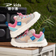 Delhui Chaussures de sport pour enfants 2025 Printemps et automne Nouveau maille respirant moyennes grandes chaussures de planche pour enfants confortables chaussures de filles confortables 3523 Rose blanc (nouveau cuir) 36 longueur intérieure 23,0 / Foot Longueur 22,0