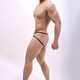 Furchtloser Kapitän Herren Doppelzinn Dose Feste Farbe Höschen sexy niedrige Taille hohle atmungsaktive elastische Sport-Jugend Geschenk Zinn Strumpfmänner schwarz l (Gewicht 135-165jin [Jin gleich 0,5 kg]))