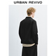 UR2025 new autumn men's simple casual commuter style button jacket UMB150003 black XL