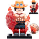 Doméstico One Piece Nika Luffy Ace Yamato tercero Bloques de construcción ensamblados Juguetes WM6189 WM2762 NICAL LUFFY