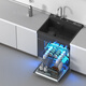 Xinfei (Frestec) integrated sink dishwasher, nano titanium-plated hand-made vegetable basin, sink disinfection cabinet, integrated household stainless steel integrated washing center, optional ultrasonic fruit and vegetable cleaning, 75 size sink dishwasher-13 sets of bowls, ultrasonic cleaning