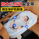 蹬捷车载婴儿睡床汽车后排睡垫便携式可折叠宝宝坐车旅行儿童睡觉神器 【粉色】送加大安全带+收纳包