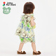 jnby by JNBY【套装】新款江南布衣婴童花边衬衫短裤25夏女童婴儿YP4H21030 795/黄灰系 图案随机 110 cm
