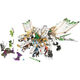 Lele Brothers Ninja Neue vierköpfige Super Dragon-Kombination 70679 Jungenversammlung Chinesische Bausteine ​​Spielzeug 11164 Super High Quality Edition