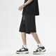 
Foss Phil casual shorts men's summer thin loose breathable quick-drying five-point ice silk out sports straight pants SW-K688 black L [recommended 120-140Jin [Jin equals 0.5 kg]]