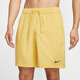 Nike men's fitness yoga shorts (without underpants) weight training quick-drying woven NIKE FORM DV9858 700 Saturn Gold/Black L