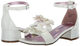 Steve Madden Girls Lessa, White White 5 Big Kid