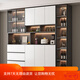 Yiyi sideboard light luxury modern simple living room storage cabinet cupboard kitchen storage cabinet wine cabinet household tea style 15280*40*220 send induction light