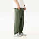 Miniso (Miniso) Pantalones de seda de hielo fresco para el verano para hombres Nuevos cómodos cómodos y transpirables de patas rectas