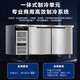 Haier freezer commercial fresh-keeping workbench refrigeration kitchen catering refrigerated cabinet beef and mutton quick-freezing cabinet operation table kitchen water bar stainless steel freezer Sea Breeze luxury model true air cooling frost-free first-class energy efficiency fully refrigerated 1.5 meters