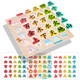 Binocular Bunny Literacy Board Board niños de 3-4 a 6 años Card de reconocimiento de personajes chinos Niños de Kindergarten Toys No. 3 Alfabetización 25 palabras