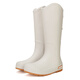 Han Linnu High Tube Tube Rain Boots для женщин 2025 Новые наружные износ