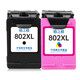 Gezhige 802 ink cartridges for HP HP 1000 1010 1050 1510 2000 2050 HP printer ink cartridges 802XL black color set-inner display-1050 pages