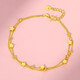UDL Pure Gold 999 Thrilling Gold Bracelet for Women Pure Gold Bracelet Bracelet Hand Accessories Birthday Gift for Girls Pure Gold Thrilling Star Bracelet 4.3g