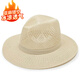 
Bohai Chao summer travel beach fisherman hat sun protection sun hat men straw hat outdoor hollow linen topper sun hat sun hat khaki