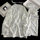 Men's pajamas for men's spring and autumn 2025 new cloud cotton long sleeve thin style youth summer large-size home clothing 12401 [High-quality cloud cotton] L [100-130Jin [Jin equals 0.5 kg]]