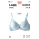 Catman MIIOW beautiful back jelly thin model comfortable small breasts for women without steel ring breathable vest type non-sagging bra anti-sagging secondary breasts Light blue M 34/75ABC