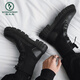 Holzspecker 2025 Martin Boots Britische neue Arbeitsstiefel gestrickt Oberflächenfliege mit mittlerem und hohen oberen Herrenschuhen atmungsaktiv
