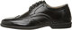Florsheim Boys, Reveal Wingtip Oxford Shoes JR Little Kid and Big Kid, Black//White Black//White 13.5 M US Little Kid