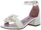 Steve Madden Girls Lessa, White White 3 Little Kid