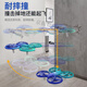 Grundschüler-Wettbewerbsregelungs-Quadcopter-Drohne für Jugend- und Mittelschulenwettbewerbe, Blue/LT-modifiziertes Zwei-Blatt-Paddel [maximales Luftfotografie-Modell] Double Electric Package [2 Elektrizität insgesamt]